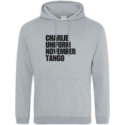 Charlie Uniform November Tango Hoodie Light Grey / S