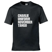 Charlie Uniform November Tango T-Shirt Black / S