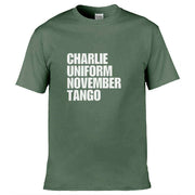 Charlie Uniform November Tango T-Shirt Olive Green / S