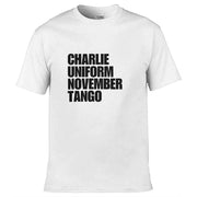 Charlie Uniform November Tango T-Shirt White / S