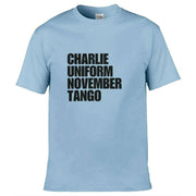 Charlie Uniform November Tango T-Shirt Light Blue / S