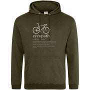 Cycopath Cycling Hoodie Olive Green / S