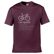 Cycopath Cycling T-Shirt Maroon / S