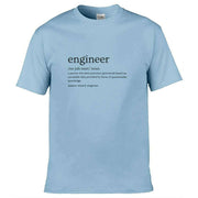 Definition Of An Engineer T-Shirt Light Blue / S