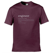 Definition Of An Engineer T-Shirt Maroon / S