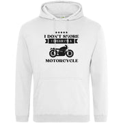 I Don’t Snore I Dream I'm A Motorcycle Hoodie White / S