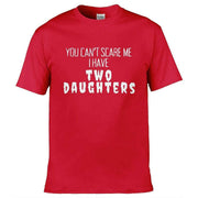 I have Two Daughters T-Shirt Red / S