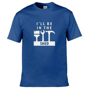I'll Be In The Shed T-Shirt Royal Blue / S