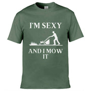 I'm Sexy and I Mow It T-Shirt Olive Green / S