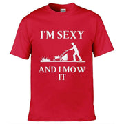 I'm Sexy and I Mow It T-Shirt Red / S