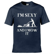 I'm Sexy and I Mow It T-Shirt Navy Blue / S