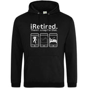 iRetired There's A Nap For That Hoodie Black / S