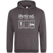 iRetired There's A Nap For That Hoodie Dark Grey / S