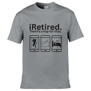 iRetired There's A Nap For That T-Shirt Light Grey / S