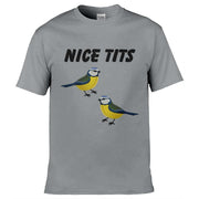 Nice Tits T-Shirt Light Grey / S