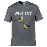 Nice Tits T-Shirt Dark Grey / S